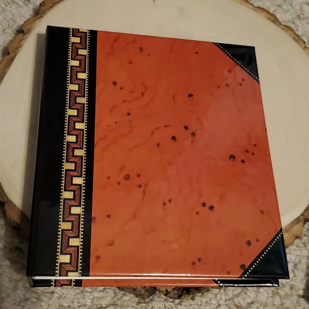 Hallmark Burl Wood Address Book Album